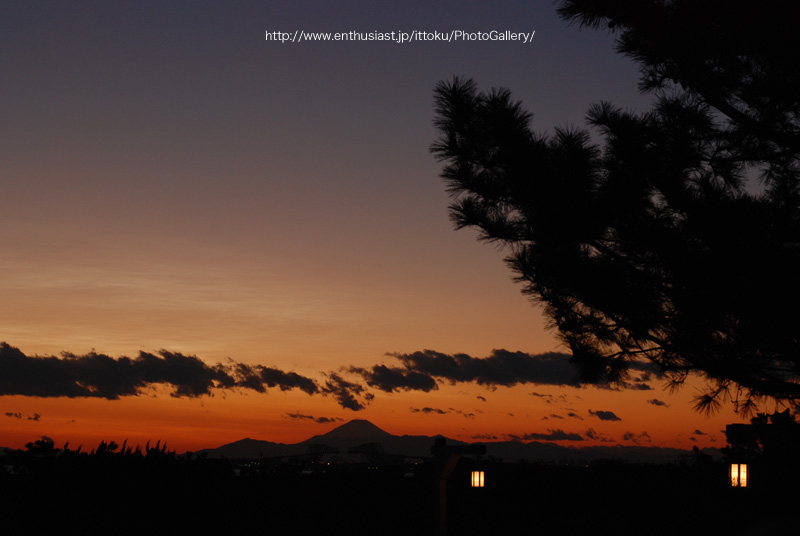 アメリカンウォーターフロントから見た富士山 ＠ TDS2010