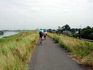 自転車には良い天気。