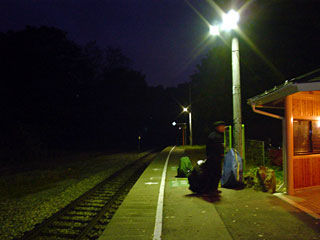松原湖駅。